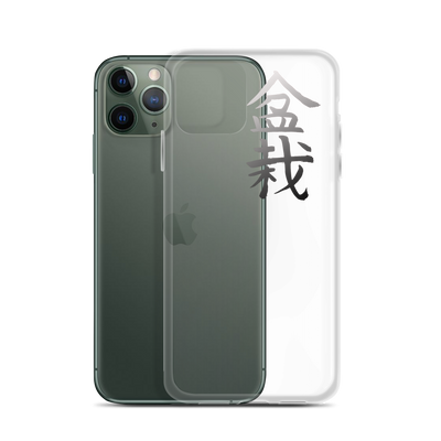 iPhone Case with Bonsai In Japanese Lettering