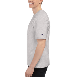 Men's Champion T-Shirt with Bonsai in Japanese Lettering