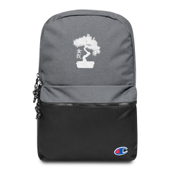 Champion Backpack with Embroidered Bonsai Tree