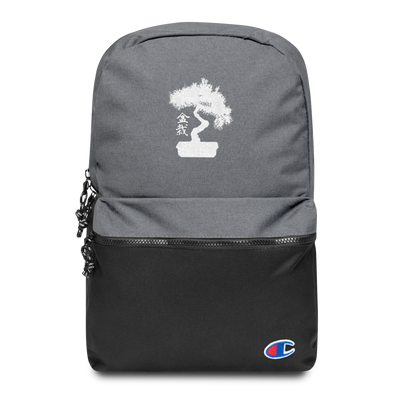 Champion Backpack with Embroidered Bonsai Tree