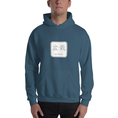 Unisex Hoodie with Bonsai Text