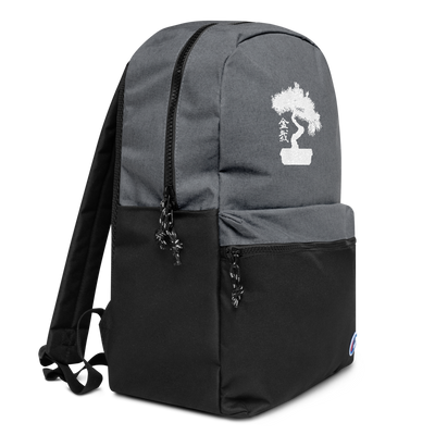 Champion Backpack with Embroidered Bonsai Tree