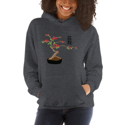Unisex Hoodie with Cherry Bonsai Tree