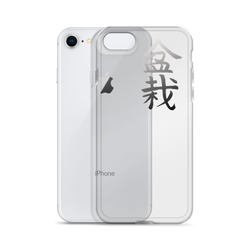 iPhone Case with Bonsai In Japanese Lettering