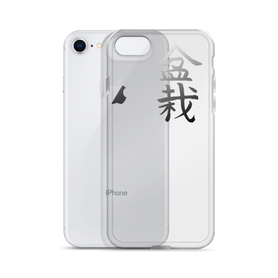 iPhone Case with Bonsai In Japanese Lettering