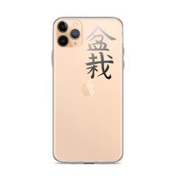 iPhone Case with Bonsai In Japanese Lettering