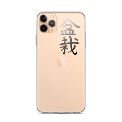 iPhone Case with Bonsai In Japanese Lettering