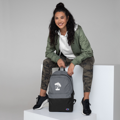 Champion Backpack with Embroidered Bonsai Tree