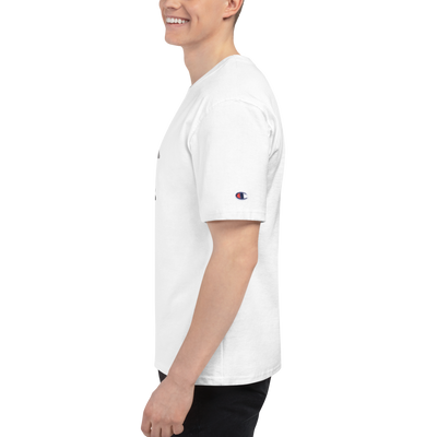 Men's Champion T-Shirt with Bonsai in Japanese Lettering