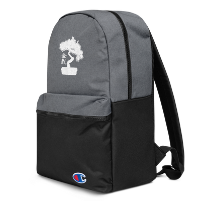 Champion Backpack with Embroidered Bonsai Tree