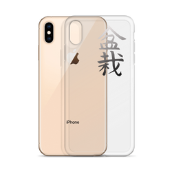 iPhone Case with Bonsai In Japanese Lettering