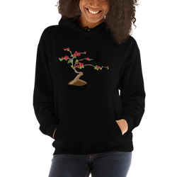 Unisex Hoodie with Cherry Bonsai Tree