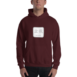 Unisex Hoodie with Bonsai Text