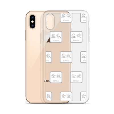 iPhone Case with Bonsai Icons