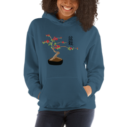Unisex Hoodie with Cherry Bonsai Tree