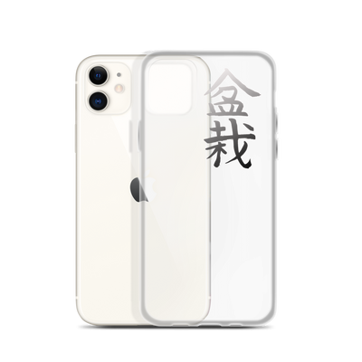 iPhone Case with Bonsai In Japanese Lettering