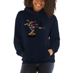 Unisex Hoodie with Cherry Bonsai Tree